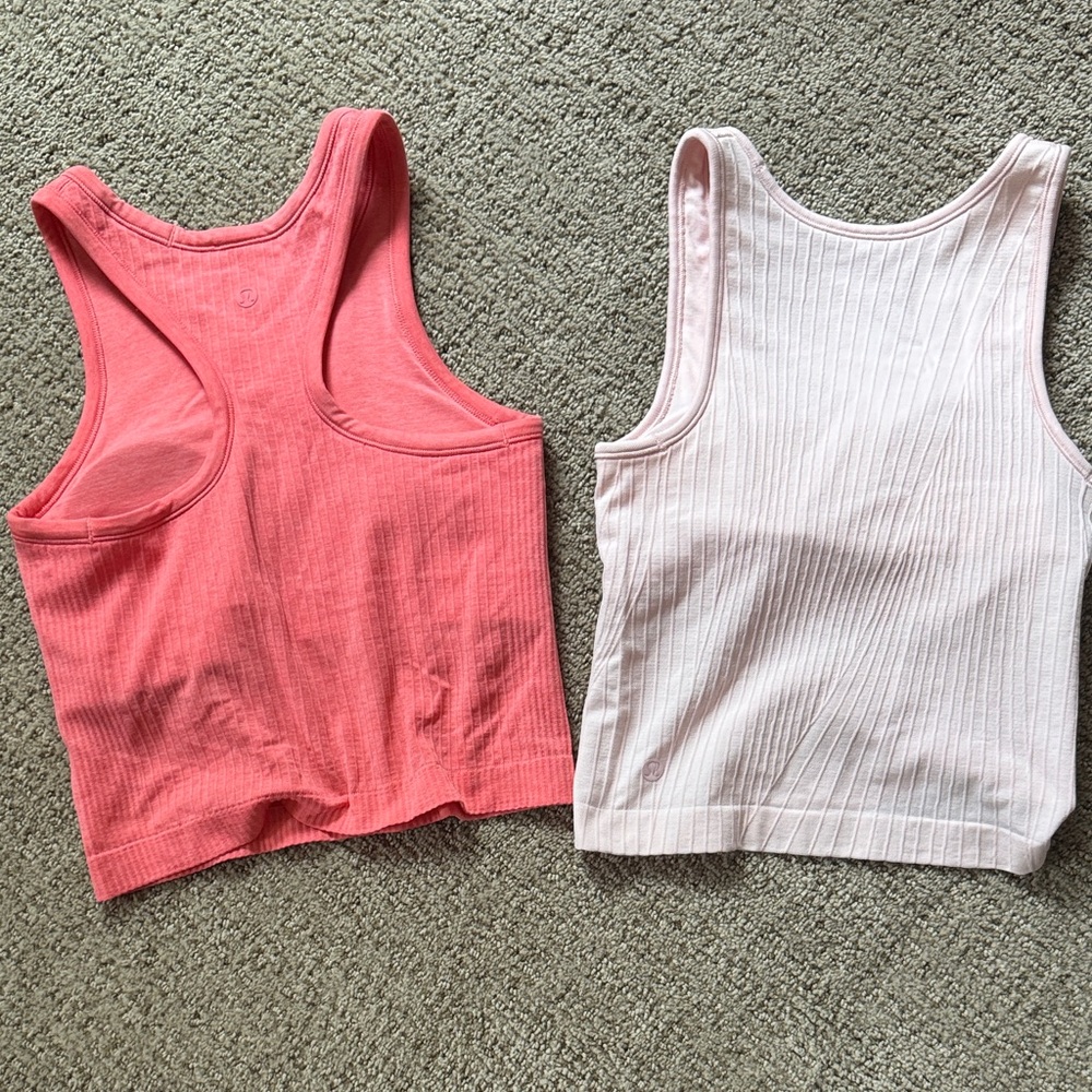 Lululemon Ebb to Street cropped tank (2) - Picture 2 of 4